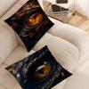 Dragon Eyes Pillow Covers Cartoon Sofa Decorative Home Double-sided Printing Short Plush Cute Cushion Cover