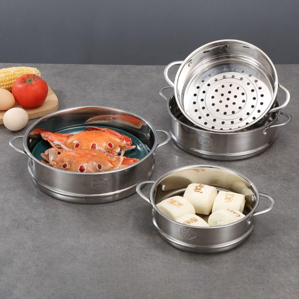 Steamed Stuffed Bun Food Steam Rack Thicken Egg Tray Stainless Steel Steamer  For Soup Pot Milk Pot
