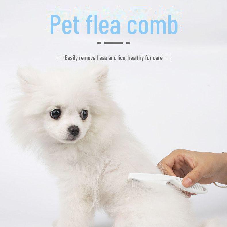 Pet Flea Removal Comb: Stainless Steel Dense Tooth Brush for Cats and Dogs