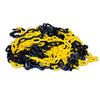 10m 6mm Yellow/Black Plastic Pole Chain, Thick and Lightweight, for Security and Zoning