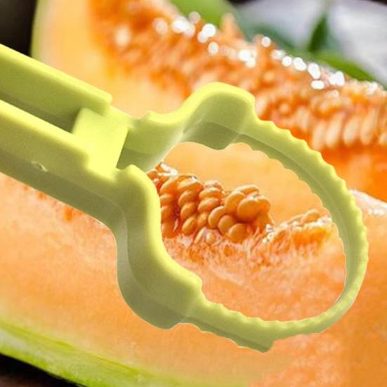 3-in-1 Fruit Ball Scooper Melon Baller Scoop Pulp Separator Stainless Steel Fruit Carving Tools for Cantaloupe Watermelon