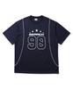 Sseochi410 Nineteen Cool Jersey Short Sleeve T-Shirt Navy