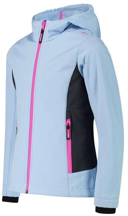 CMP Softshell Hooded Jacket Blue Black