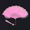 Elegant Feather Fan: Lolita Cheongsam Style for Dance, Wedding, & Photography
