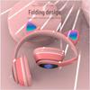 Cute Luminous Cat Ear Bluetooth Headphones for Kids - Trendy Wireless Headset for Girls