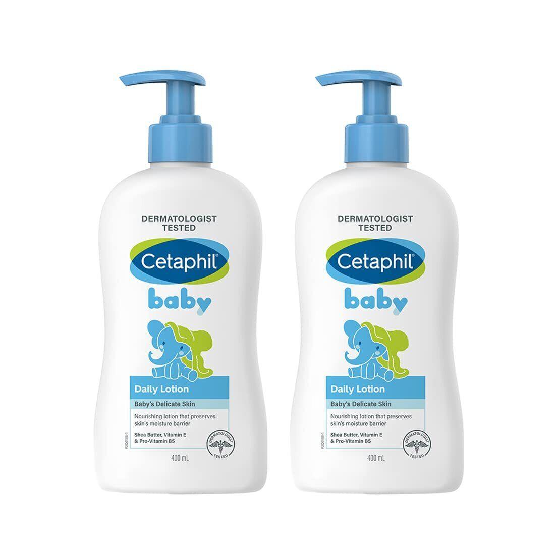 

Cetaphil Baby Lotion, увлажняющий крем для нежной кожи ребенка, 400мл (пакет из 2)