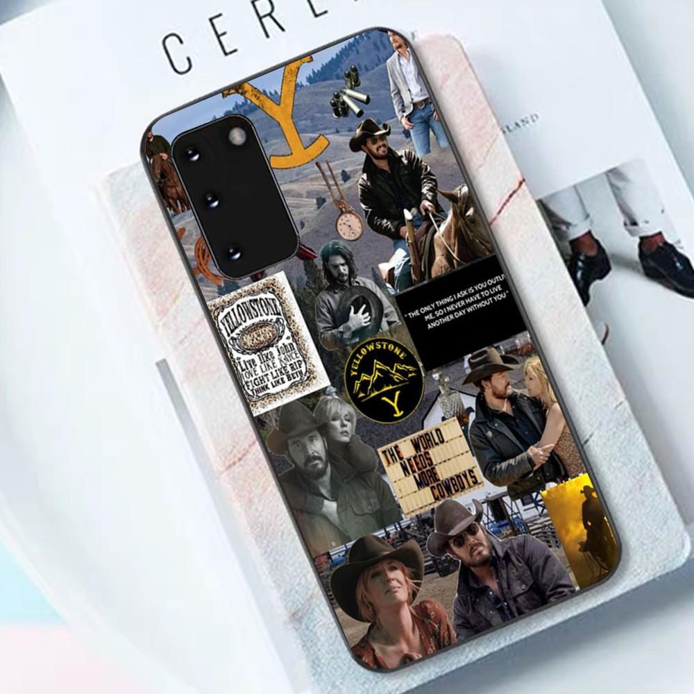 Custodia per Telefono Serie TV Americana Yellowstone Silicone PC+TPU Per Samsung S10 20 30 22 23 24 Plus Lite Ultra Cover
