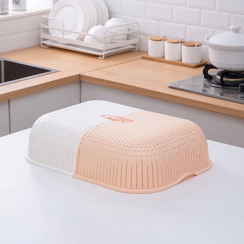 Faltbarer Atmungsaktiver Rechteckiger Staubdichter Speisenabdeckung - Anti-Fliegen, Große & Kleine Größen