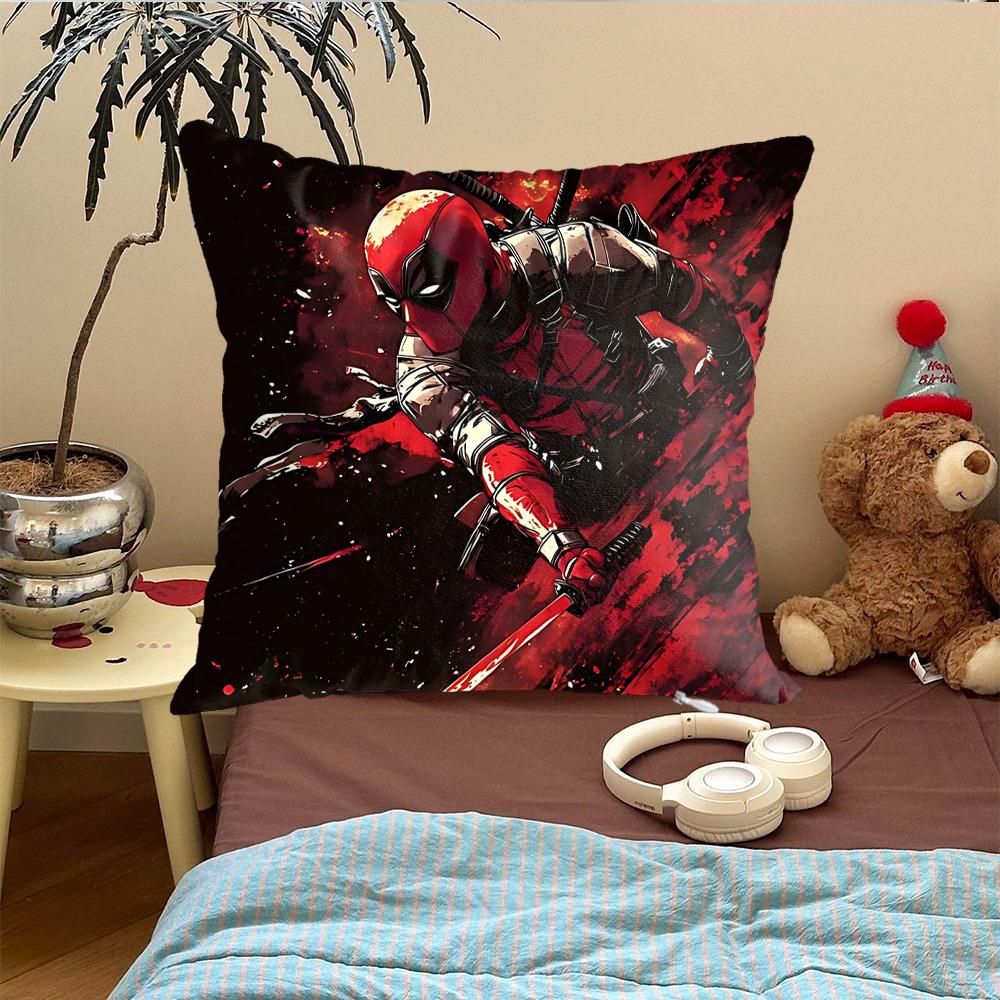 Home And Decoration Living Room Kawaii D-Deadpools Personalized Gift Pillowcase 45X45 Cushion Cover Pillows Decorative Holidays