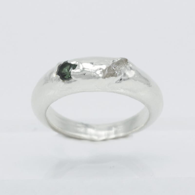 studio curve Volume stone ring