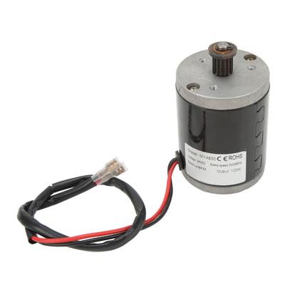 Electric Brushed Motor 24V120W High Speed Aluminum Alloy Brushed DC Motor for Electric Scooter