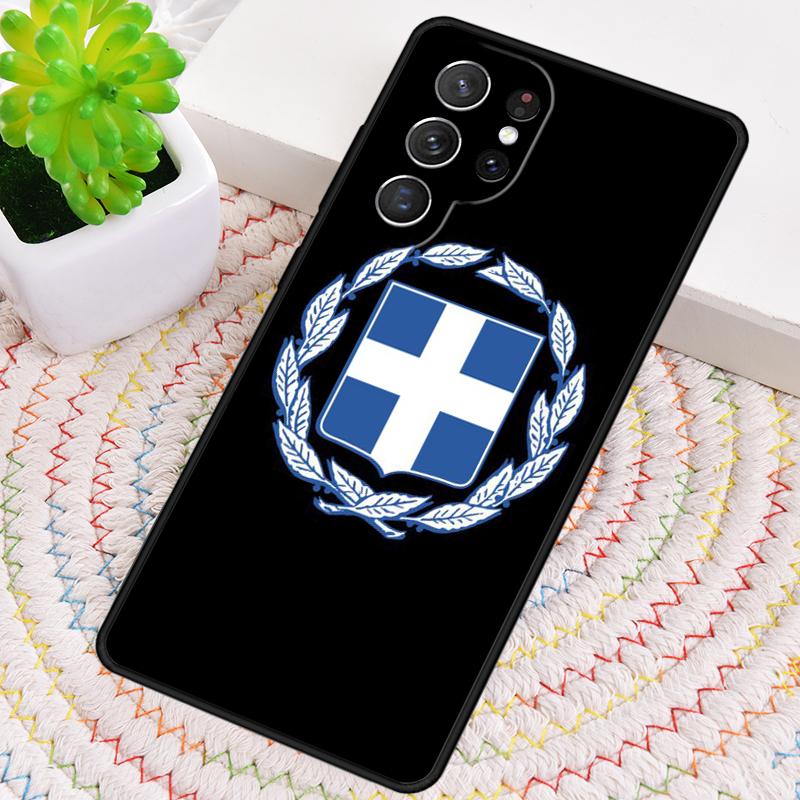 Greek Greece Flag Silicone Phone Case For Samsung Galaxy note 10 pro S26 S25 S24 S23 S22 S21 Plus S25Ultra Capa Cover