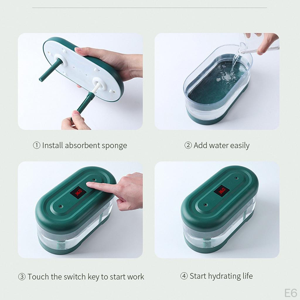 Double Spray Air Humidifier USB LED Light Purifier Aroma Atomization