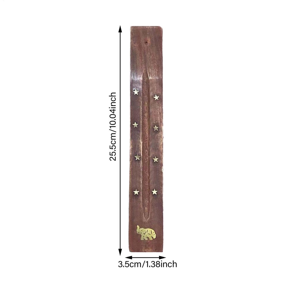 Incense Stick Holder Handmade Incense Tray Home Fragrance Table Centerpieces Wooden Incense Burner Ash Catcher for Incense Stick