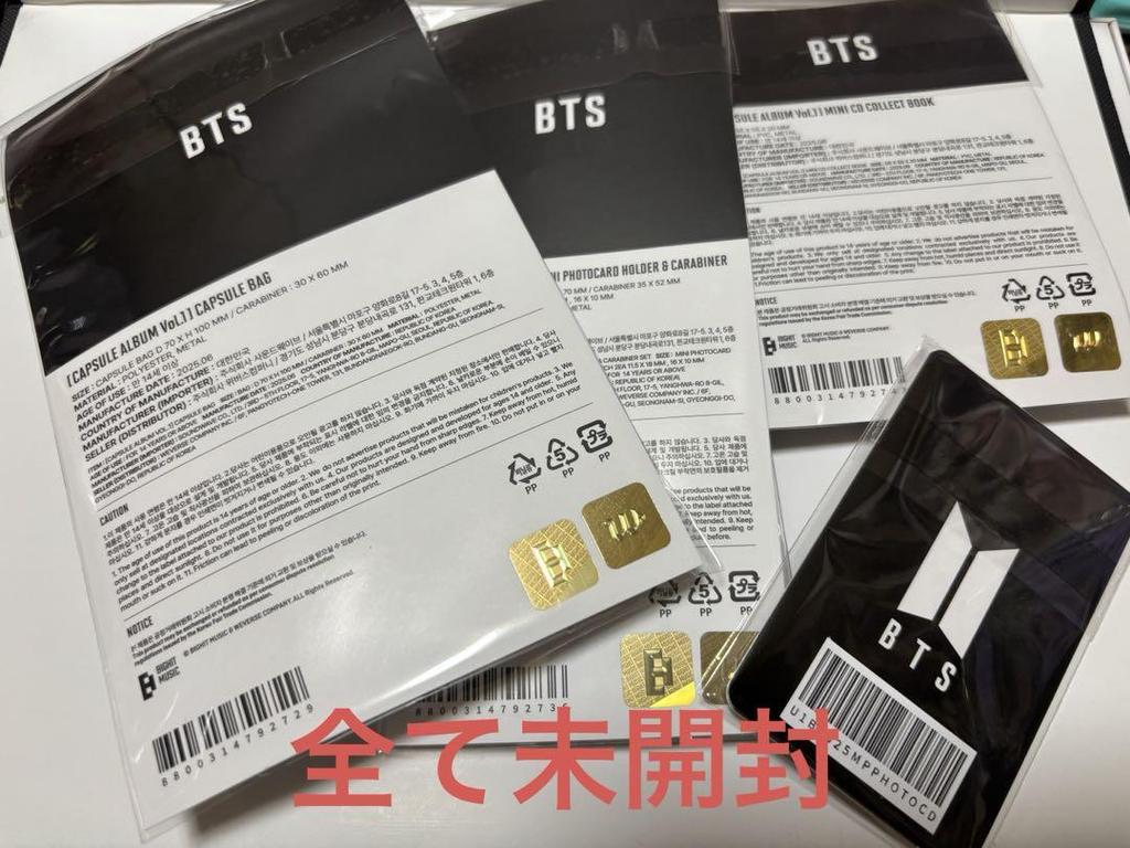 [USED] BTS FESTA Capsule Merch Full Packages with Bonus
