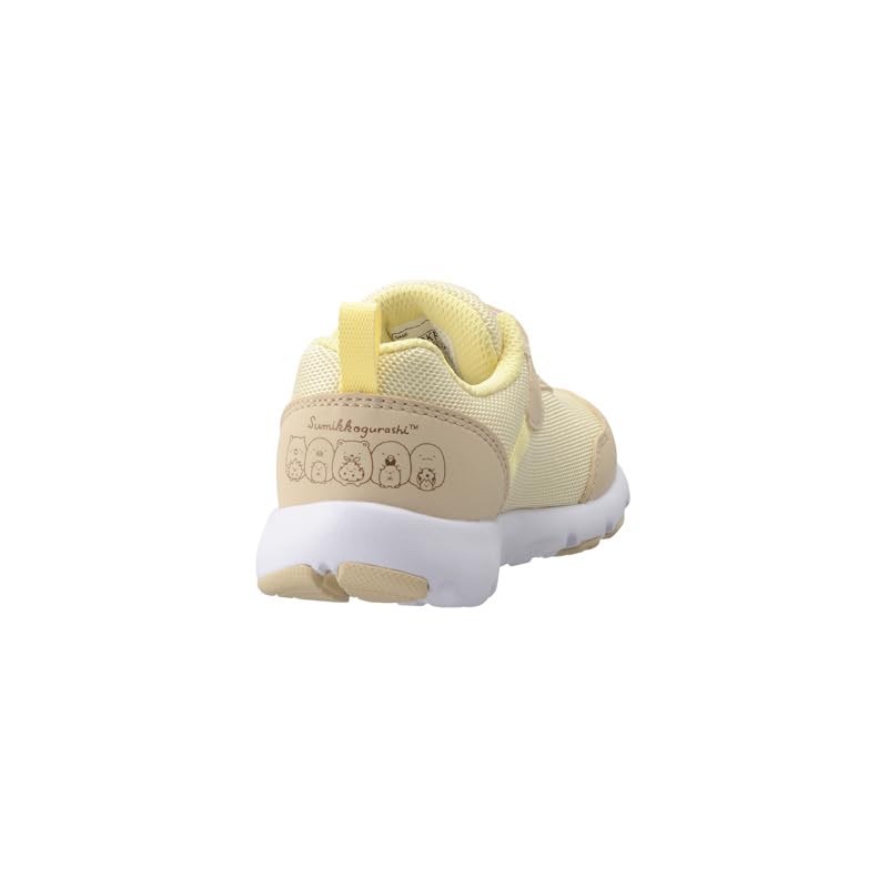 Sneakers Kids Sumikkogurashi Boys Girls Shoes Wide Foot Education Lightweight 3E SKF 2560 cm [SYUNSOKU] Children's 14~22cm Beige_Tonkatsu 19.5