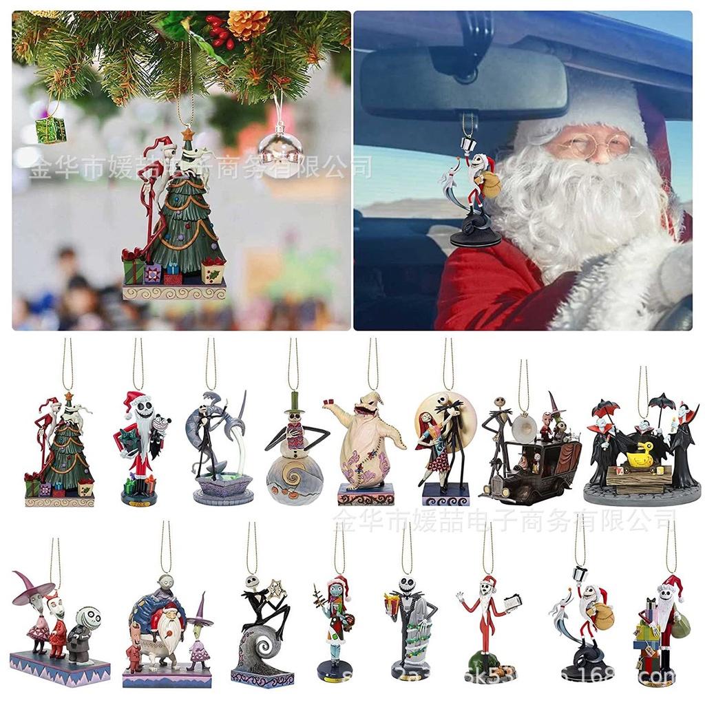 2022 New Funny Christmas Decorations Cartoon Character Acrylic Hanging Ornament For Christmas Tree And Car Backpack
