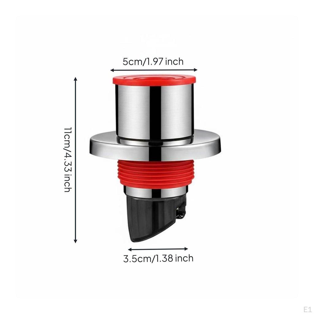 Sewer Pipe Seal AntiSmell Stopper Plug Easy to Install Floor Drain Backflow Preventer for Kitchen,