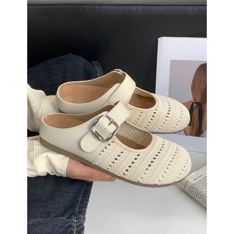 Summer new soft-soled bag head half slippers one-pedal single shoes sandals 5118