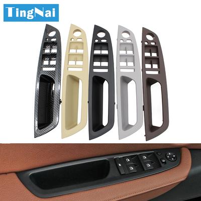 5 Colors LHD RHD Upgraded Interior Door Armrest Window Switch Panel Cover Trim Replacement For BMW X5 X6 E70 E71 E72