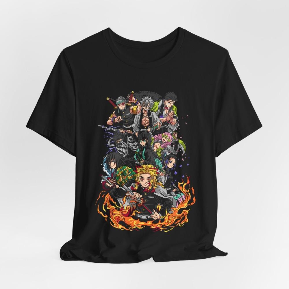 Hashira Graphic T-Shirt Tee Tops - Anime Inspired Top, Japanese Style T-Shirt, Unique Shirt