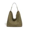 New autumn and winter suede hand-woven bag, large capacity, matte finish, high-end feel, casual style crossbody bag for women