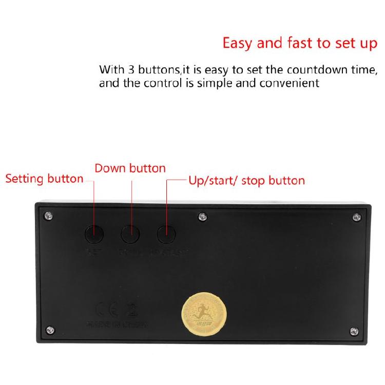 Digital Countdown Days Timer Big 999 Days Count Down Clock for Vacation Retire