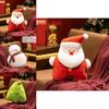 Christmas Theme Santa Claus Snowman Deer Plush Doll Toy Pillow For Gift Giving