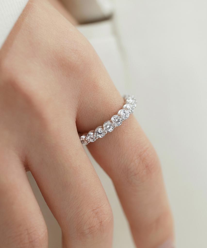Tatiana (Silver 925) 3Mm Eternity Ring Cr1882