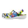 Women Men Printed EVA Clogs Lightweight Breathable Slip On Garden Beach Pool Bathroom Home Casual Sandals Indoor Outdoor Wear