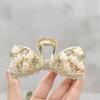 1 Pcs Fashion Linglan Flower Full Diamond Hollow Bow Hair Claws For Women Girls Party Hair Accessories