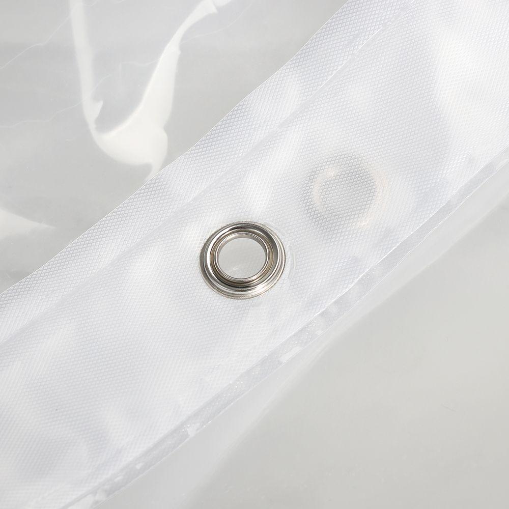 PEVA Plastic Shower Curtain Waterproof Transparent Luxury Bath Curtain