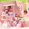 DIY Miniature Dollhouse Kit Tiny House Kit Educational Tiny Doll House Toy Kit for Fun Assembly