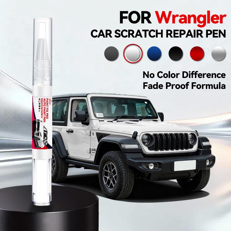 Purpose Vehicle For Jeep Wrangler 1987-2025 YJ YJ TJ JL Paint Repair Pen Touch Up Scratch Remover DIY Auto Accessories Black Whi