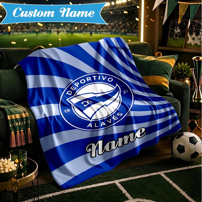 Custom Name Deportivo Fan Gear Blanket Lightweight Ideal Bedding Blanket Perfect for Travel, Camping, Living Rooms, Sofas, Christmas gift