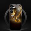 Högtempererat Glasfodral med Örnmotiv Lämpligt för Samsung Galaxy S26 S25 S24 S23 S22 S20 FE/Ultra/Plus Reptåligt