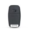 KEYYOU Boîtier de clé à distance pliable à 2 boutons pour Kia Sorento Carens HY18R