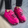 Trend Pink Platform Sneakers Men Punk Muffin Shoes Male European Style Designer Shoes Man Street Original Men's Skateboard Shoes