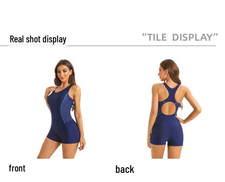 Dámské jednodílné závodní sportovní plavky pro horké prameny