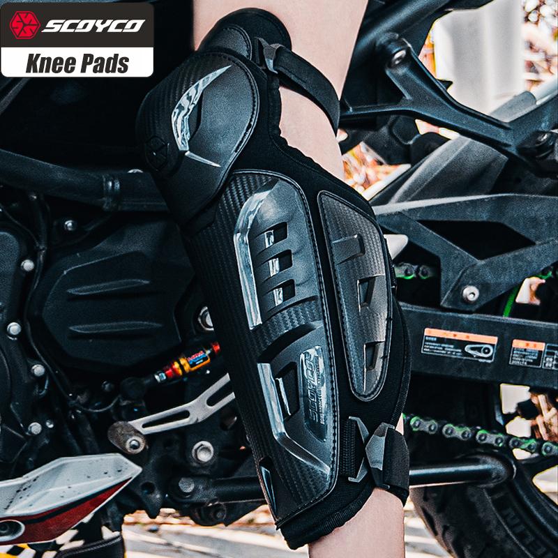 SCOYCO Motocross Knee Pads Motorcycle Protection Riding Knee Guards Motorbike Off-road Racing Anti-fall Rodilleras MTB Knee Pads