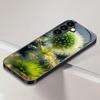 Löwenzahn gehärtetes Glas Handyhülle geeignet für Samsung Galaxy S26 S25 S24 S23 S22 S20 FE/Ultra/Plus Anti-Drop Rückabdeckung