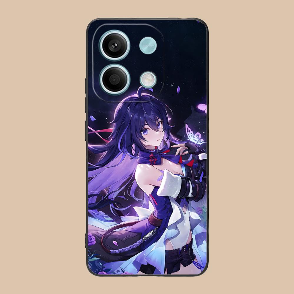 HSR Seele Matte TPU Mobile Phone Case for POCO F8 F7 F6 F5 F4 F3 F2 Pro GT C75 C71 C65 C61 C40 Pro Ultra Colorful Cover