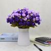 Branch 18-Flower Pretty Simulate Camellia Bouquet Artificial Flower Wedding Home Office Decoration