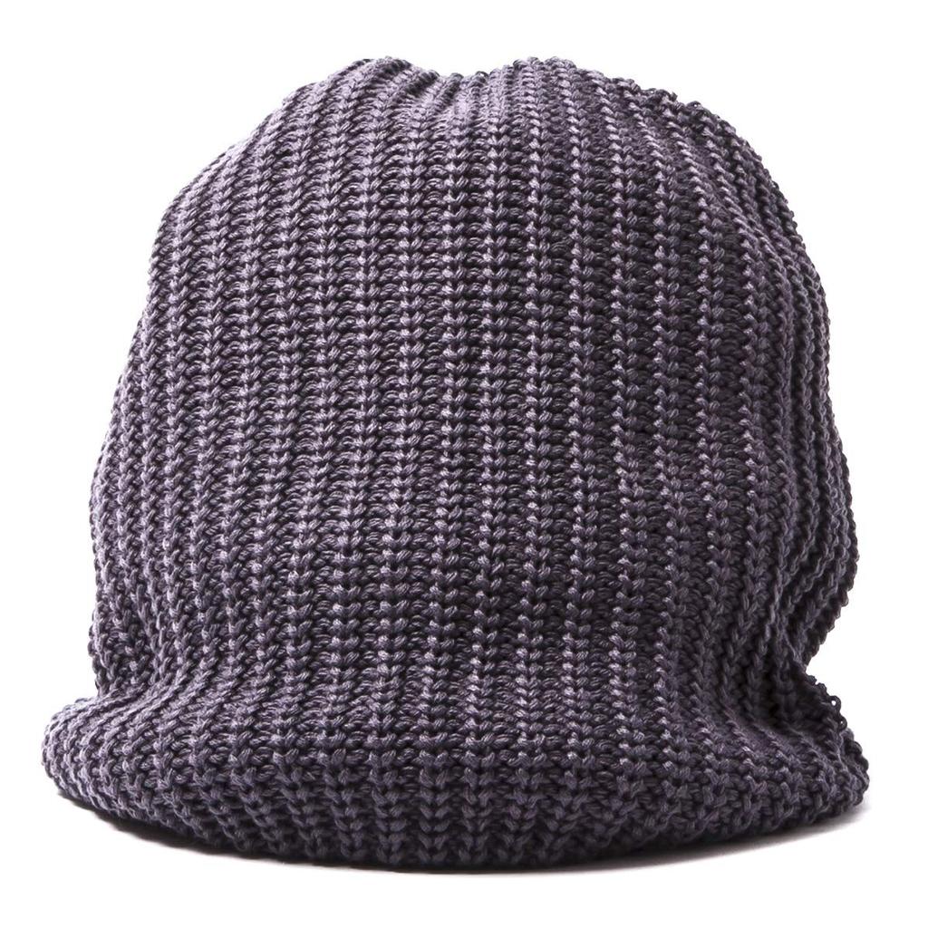 Basic Enchi Super Big Gather Watch Knit Plus Size 62cm and Gray Hat, Deep, Women's Men's,