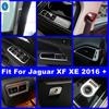 Matte Pillar A Air AC / Lift Button Panel / Headrest Lights / Control Panel Accessories Cover Trim For Jaguar XF XE 2016 -