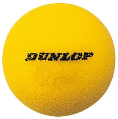 DUNLOP Piłka Gąbkowa do Tenisa SPONGE YL Pół Tuzina do Short Tenisa NSPNGE2YL6BOX Żółty (6 piłek)