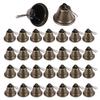 A84X-30 Pezzi Campanelli Artigianato Piccoli Campanelli Campanelli in Ottone Campanelli Vintage Con Ganci Per Appendere Creazione di Carillon Addestramento Cani