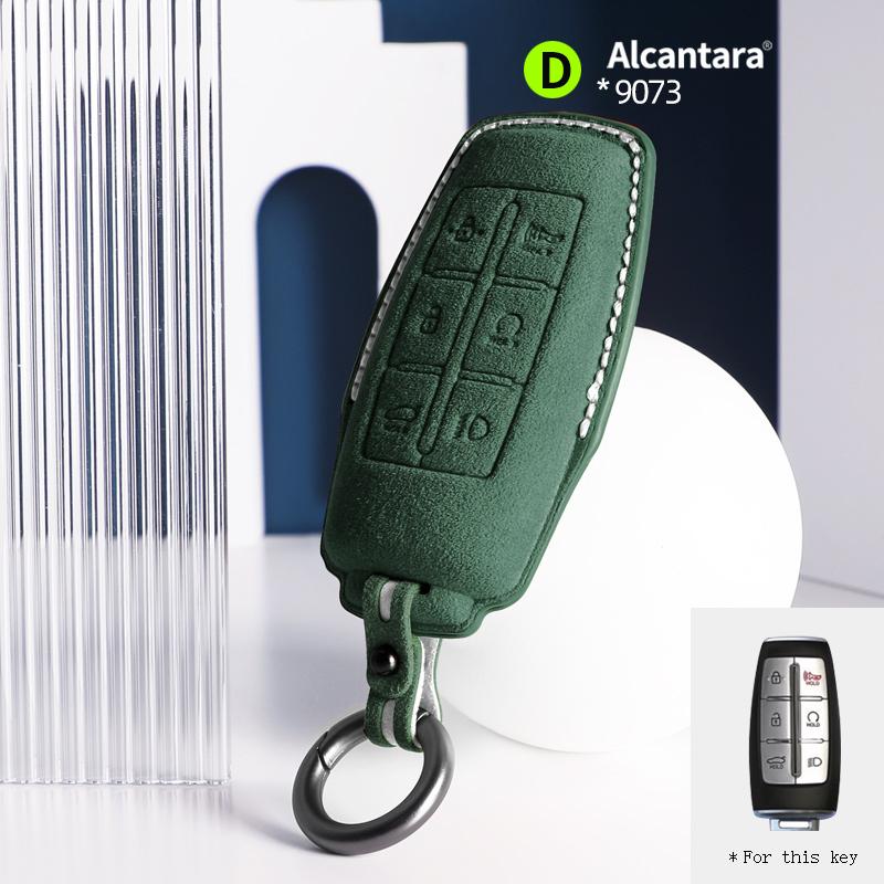Interior Mouldings Car Key Case Cover Shell For Hyundai Genesis G80 GV70 Gv80 GV90 2020 2021 2022 2023 2025 Remote Protector Int