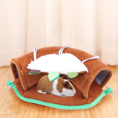 Yousheng Guinea Pigs Hammock Comfortable Breathable Hideout Tunnel Hamster Ferret Rat Nest Hanging Bed for Small Animal
