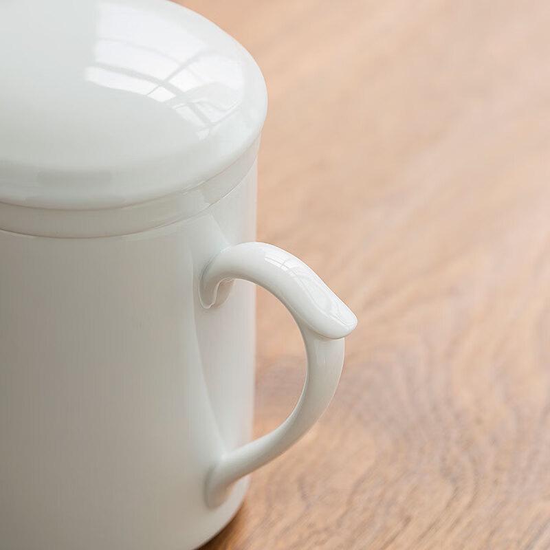 Muyi Sweet White Porcelain Office Tea Cup